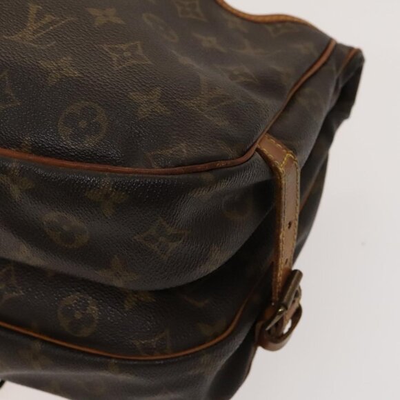 Authentic LOUIS VUITTON Monogram Saumur 30 Shoulder Bag M42256 LV - Picture 14 of 16